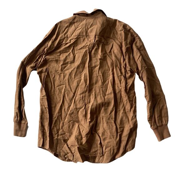 Adam Douglass Linen/Cotton Blend Button Down - Picture 5 of 5